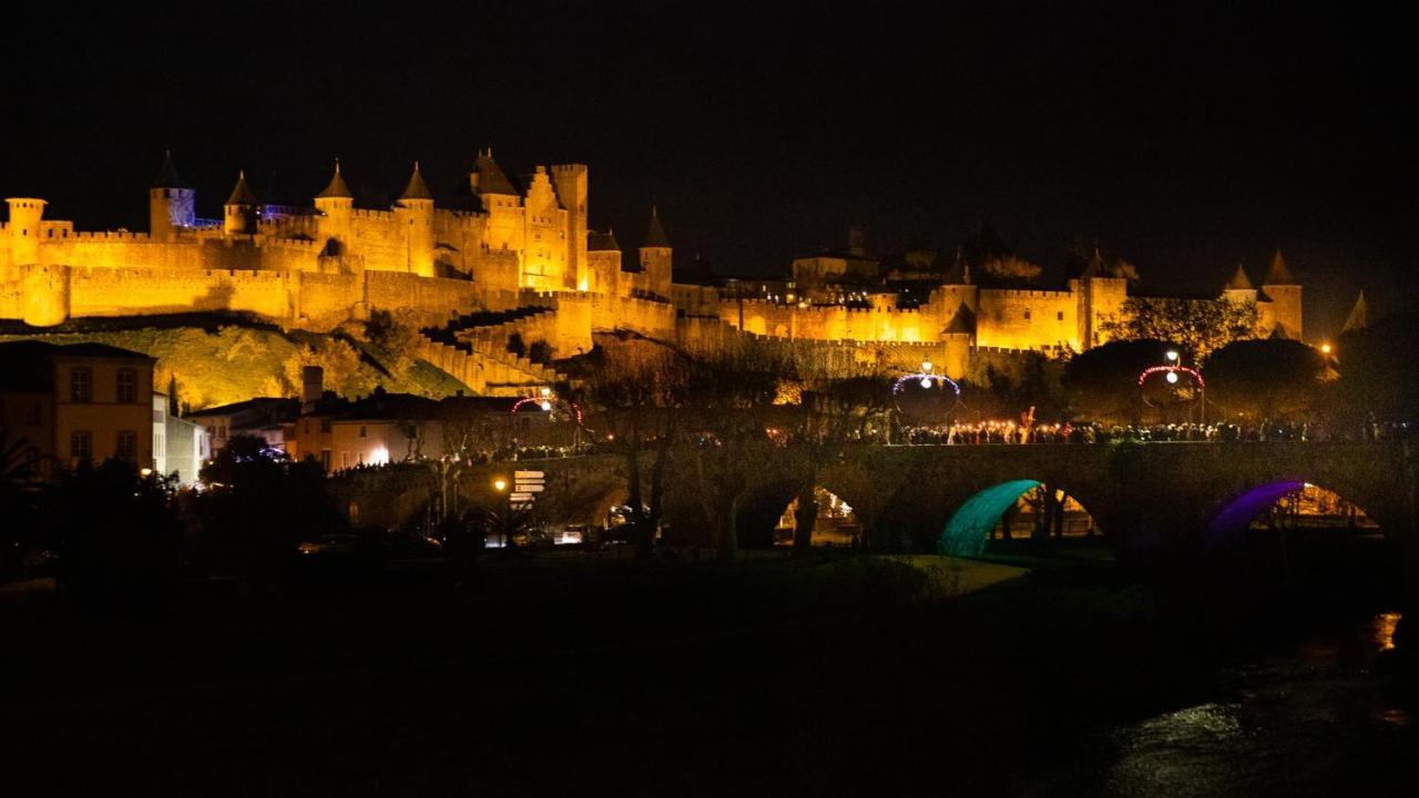 Tout confort ! Calme, Vue Dégagée, Ville ,Parking Gratuit, Ascenseur, Wifi Carcassonne Esterno foto