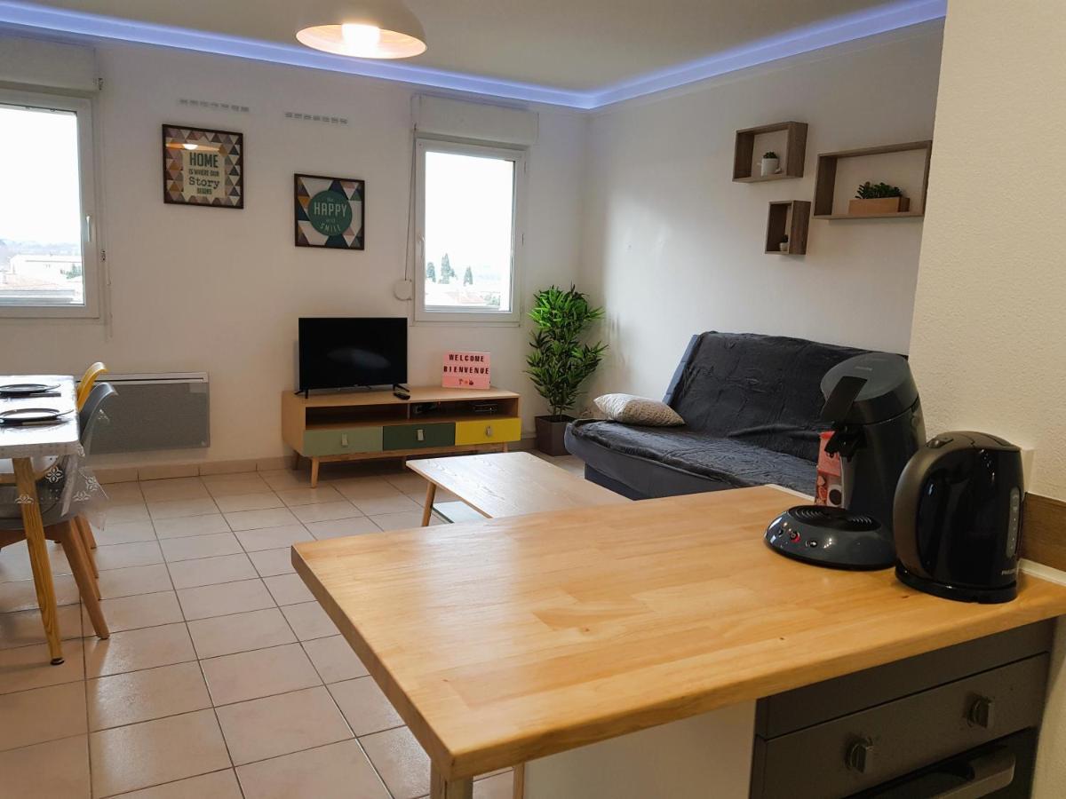 Tout confort ! Calme, Vue Dégagée, Ville ,Parking Gratuit, Ascenseur, Wifi Carcassonne Esterno foto
